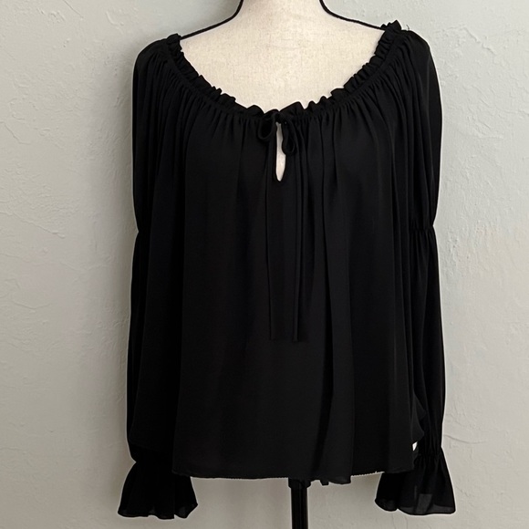 BAILEY 44 Black long sleeve top size Small - Picture 1 of 9
